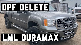 How to DPF delete on LML Duramax and remove DEF tank [upl. by Neelyam]