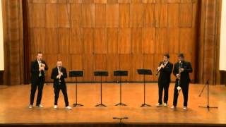 Primavera Mundi  Clarinet quartet quotNevskyquot [upl. by Emelina]