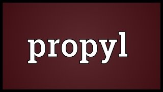 Propyl Meaning [upl. by Indihar417]