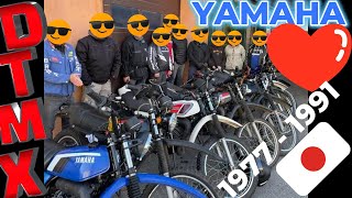 YAMAHA DTMX 125 TOUTE UNE EPOQUE [upl. by Akcemat]