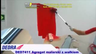 DEDRA Agregat malarski z wałkiem DED7411 [upl. by Cariotta875]