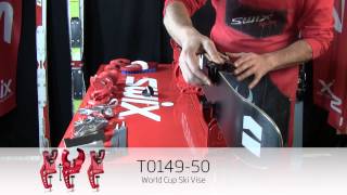 Swix How to Use The T014950 World Cup Ski Vise [upl. by Seldon]