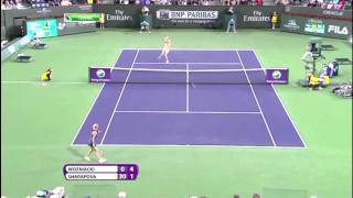 Sharapova  Wozniacki Indian Wells 2011 [upl. by Delsman]