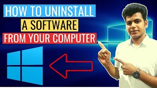 How To Uninstall a Software  Apps From Windows 107 in 2019  BY LEARN WITH SUMON [upl. by Gault167]