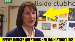 STUTTERING Rachel Reeves DODGES Questions About Her LYING About Her Former Jobs On Live TV [upl. by O'Toole209]