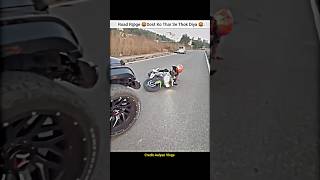 Best Friend ko Thar Se Mar Di Takkar🤬shorts bike rider thar ninja300 aalyanvlogs [upl. by Cheyney908]