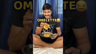 Bread Omelette sahi bana na  😂 shorts vlog minivlog recipe [upl. by Nnawtna]