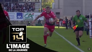 Limage de la journée – Lessai de Laclhan Turner RCT face à Brive  Saison 20152016 [upl. by Chainey]