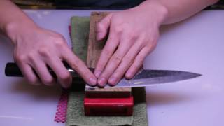 如何正確地使用磨刀石 基礎班 Knife Sharpening 101 [upl. by Verlee619]