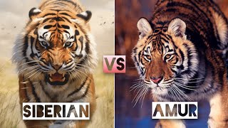 Amur Tiger Vs Siberian Tiger [upl. by Rehpotsyrhc295]