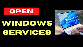 Open Windows Services Manager on Windows 11  10 [upl. by Alledi]