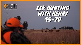 Henry Color Case Hardened 4570 Nebraska Elk Hunting huntwithahenry [upl. by Uzziel]