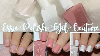 Essie Gel Couture Live Swatches [upl. by Kcod]