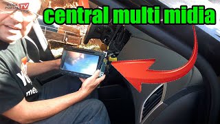 como instalar central multimidia no hyundai creta passo a passo [upl. by Notsek]