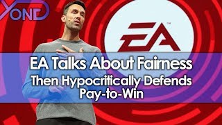 EA Talks About Fairness Then Hypocritically Defends PaytoWin [upl. by Mastic]