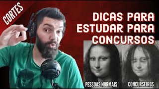 DICAS para ESTUDAR para CONCURSOS  Seja Aprovado e Convocado  Cortes do João Carvalho [upl. by Ashling]