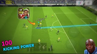 100 KICKING POWER 🥵  Epic D Forlan Review  Free Epic Spanish League Attackers In eFootball 2024 [upl. by Ahsekyw954]