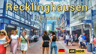 Recklinghausen Germany  Walking tour in Recklinghausen NRW Germany 4k 60fps [upl. by Eloc]