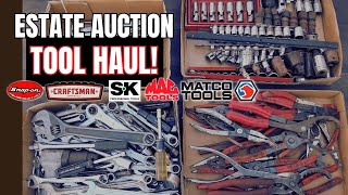 Estate Auction Tool Haul  Snapon Matco Mac Plus More [upl. by Gunilla542]