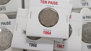 10 Paise CuNi Coins Republic India 1964 to 1967 [upl. by Einram]