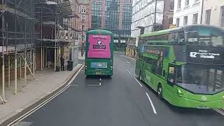 Transdev Aireline 60 Leeds to Greengates Keighley Wright Eclipse Gemini Volvo B7TL 2756 PJ05 ZWC [upl. by Annyl436]