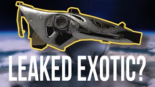 Destiny 2 LEAKED EXOTIC LEAKED NEW ORNAMENTS [upl. by Stralka]