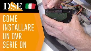 DSE tutorial  Come installare e collegare in rete un DVR [upl. by Berti]