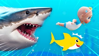 Save Baby Shark From the Sharks  Shark Hunt  Adventures for Kids by Bubbles [upl. by Ancell256]