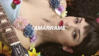 Mon Laferte  Amárrame ft Juanes Letra [upl. by Ellerred]