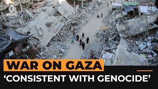 Here’s why the Gaza war is ‘consistent with genocide’ according to UN body  Al Jazeera Newsfeed [upl. by Zadoc]