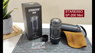 STARESSO SP200 Mini Portable Espresso Maker I Intro I Disassembly I Assembly I Demo [upl. by Bartley]