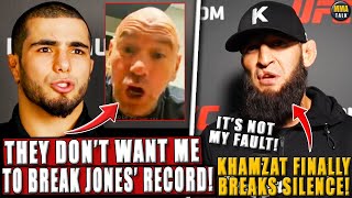 UFC Fighter ACCUSES UFC of DENYING him the chance to break Jon Jones record Khamzat BREAKS SILENCE [upl. by Eustashe285]