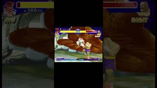 Street Fighter Alpha  PS1  Ryu vs Sagat  Round 1 Shorts [upl. by Brott828]