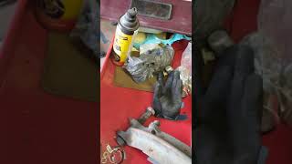 M35A2 parking brake removed for reshoe part 1 [upl. by Barmen209]