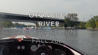 Fast Boats Canada  Rice LakeOtonabee River Run 2023  Allison STV Checkmate Hydrostream [upl. by Anivek40]