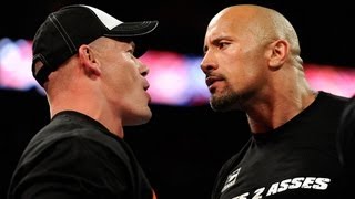 The Rock and John Cena come facetoface one final time WWE Raw [upl. by Ettenwad]