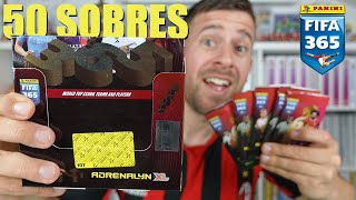 UNBOXING CAJA COMPLETA 50 SOBRES ADRENALYN XL 2024 FIFA 365 [upl. by Cowan227]