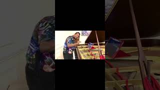 Cleaning Grand Piano Strings cleaning grandpiano strings clean shine fun pianotutorial piano [upl. by Modie]