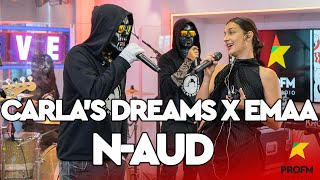 Carlas Dreams x EMAA  Naud  PROFM LIVE Session [upl. by Annairam7]