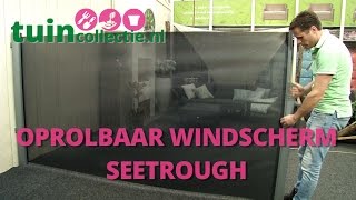 Oprolbaar windscherm  Seetrough  Tuincollectienl [upl. by Anaile]