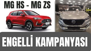 MGnin Tüm Suv Otomobillerinde Müthiş Engelli Kampanyası  Bayi İncelemesi  HS  ZS  MG 4 [upl. by Yelrak793]