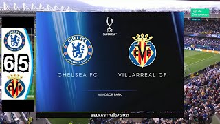 UEFA SUPER CUPChelsea vs Villareal 11  65  Penalty Shootout  Kepa Saves [upl. by Annahpos]