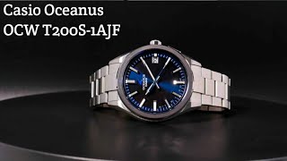 Casio Oceanus OCW T200S1AJF Unboxing and Complete Review MueedHobbies [upl. by Yaned198]