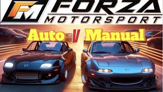 forzamotorsport Spa Circuit Showdown Auto Gears vs Manual vs with Clutch [upl. by Esom]