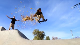 LEAF SKATEBOARDING 🍂 Fun Day at the skatepark Park Walks with Adley and Opening your MAIL [upl. by Bez]