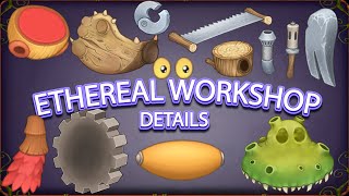 All Monster Ethereal Workshop Wave 3 Details Construction  MSM ANIMATION  My Singing Monsters [upl. by Shelburne141]