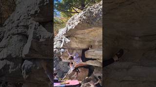 Andrews Boulder Problem V4  Gunks Bouldering Trapps climbing [upl. by Il]