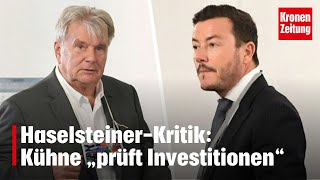 Haselsteiner Kritik Benko Harte Worte von Investor Kühne  kronetv NEWS [upl. by Carper]