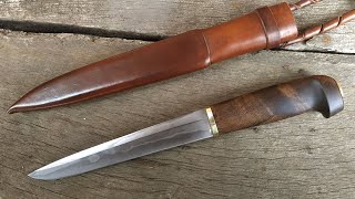 Knife making  Large Puukko [upl. by Anail]