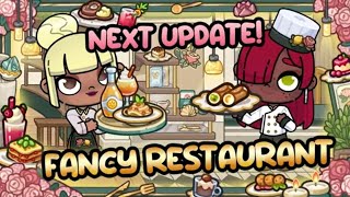 NEXT UPDATE IS FANCY RESTAURANT  AVATAR WORLD 😊 🤍 [upl. by Manbahs]